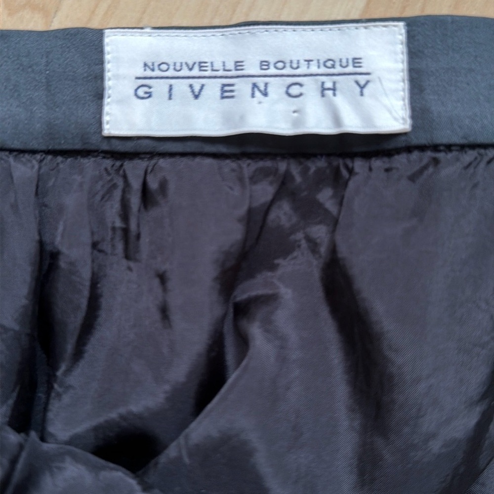 Givenchy Nouvelle Boutique black white cotton skirt, size 2 - Picture 2 of 8